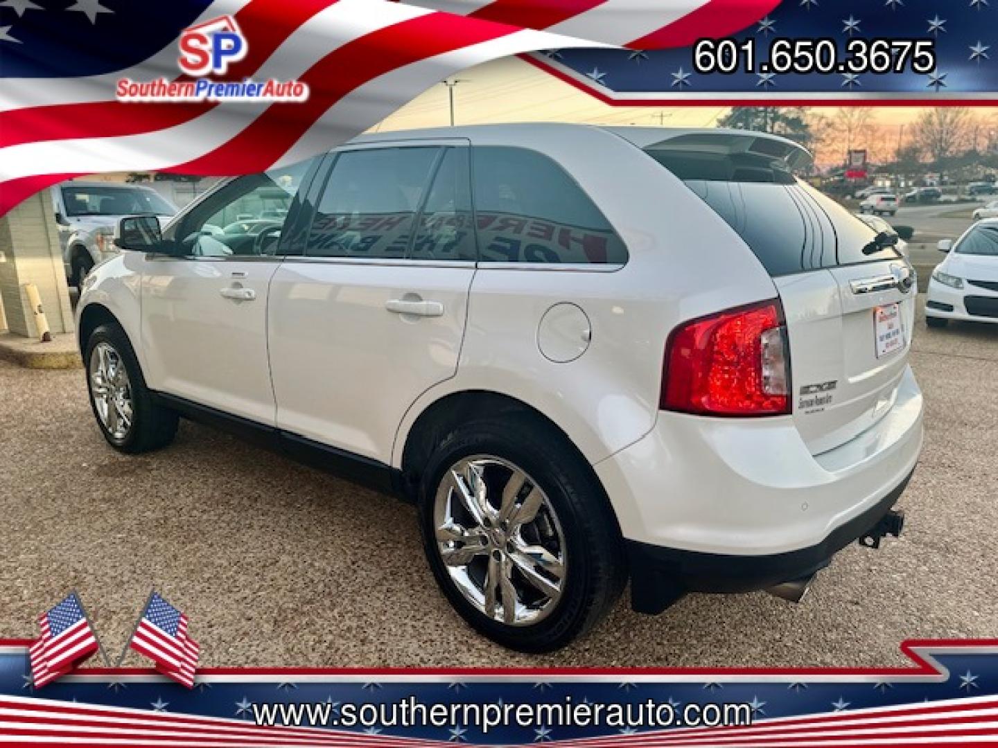 2011 WHITE FORD EDGE LIMITED (2FMDK3KC1BB) , located at 922 W. Beacon St., Philadelphia, MS, 39350, (601) 650-3675, 32.770447, -89.127151 - Photo#3